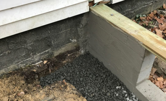 Basement waterproofing solution in Triangle NC home